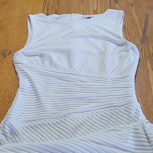CACHE Womens White Dress LARGE MEDIUM ? Used Preowned Cocktail Party Holiday - Picture 4 of 6